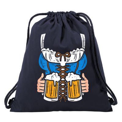 Womens Drindl Costume German Bavarian Oktoberfest Festival Women Drawstring Bag