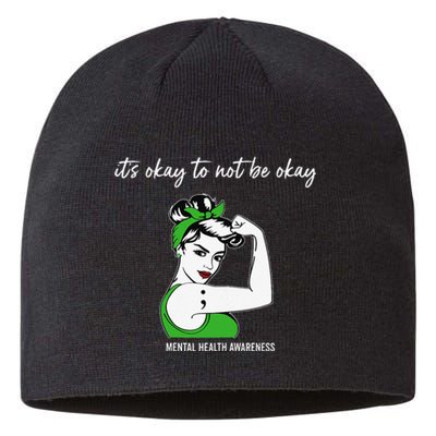 Wo Depression Clothes for  & Mental Health Awareness Sustainable Beanie