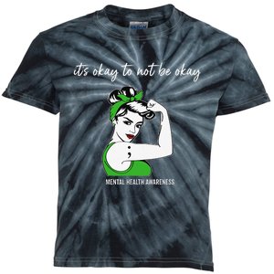 Wo Depression Clothes for  & Mental Health Awareness Kids Tie-Dye T-Shirt