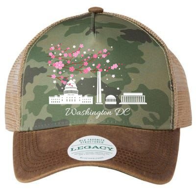Washington DC Cherry Blossoms Monuments Memorials TShirt Legacy Tie Dye Trucker Hat