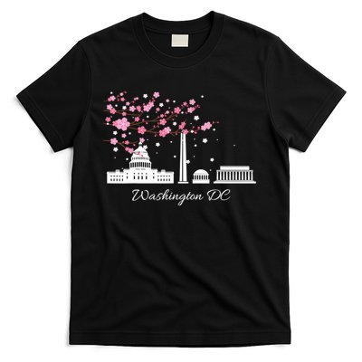 Washington DC Cherry Blossoms Monuments Memorials TShirt T-Shirt