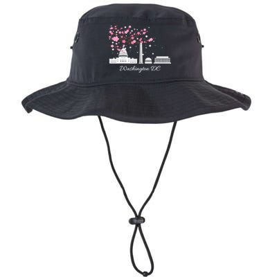 Washington DC Cherry Blossoms Monuments Memorials TShirt Bucket Hat