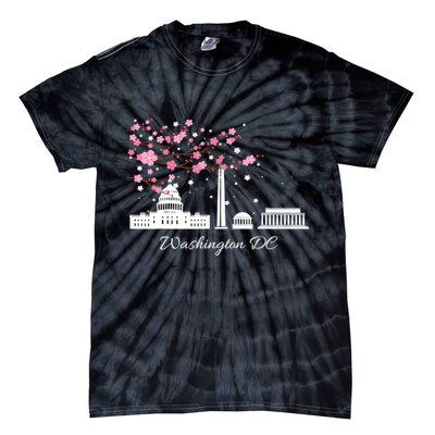 Washington DC Cherry Blossoms Monuments Memorials TShirt Tie-Dye T-Shirt