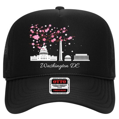 Washington DC Cherry Blossoms Monuments Memorials TShirt Trucker Hat