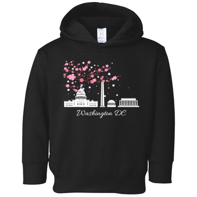Washington DC Cherry Blossoms Monuments Memorials TShirt Toddler Hoodie