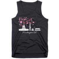Washington DC Cherry Blossoms Monuments Memorials TShirt Tank Top