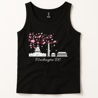Washington DC Cherry Blossoms Monuments Memorials TShirt Tank Top