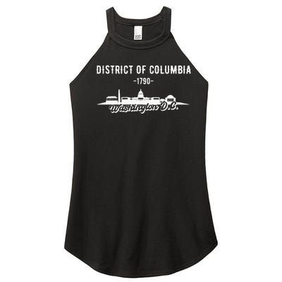 Washington D C Skyline Women's Perfect Tri Rocker Tank