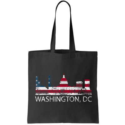 Washington DC Capitol Hill USA Flag Souvenir Design TShirt Bag