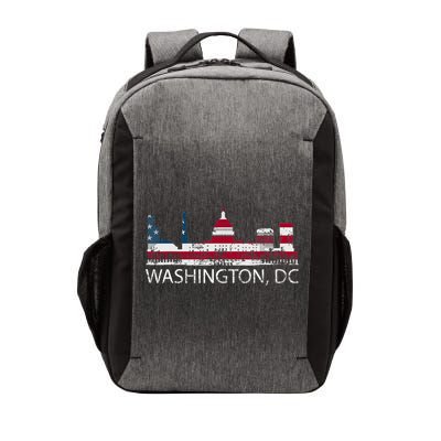 Washington DC Capitol Hill USA Flag Souvenir Design TShirt Vector Backpack