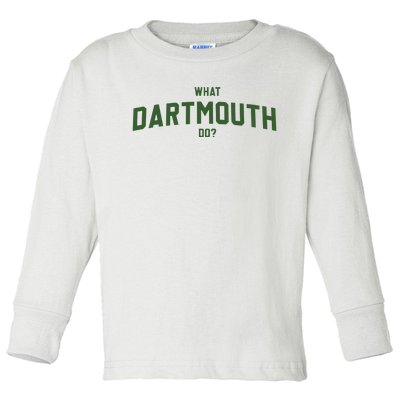 What Dartmouth Do Toddler Long Sleeve Shirt