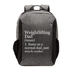 Weightlifting Dad Definition Funny Sarcastic Workout Gym Gift Vector Backpack