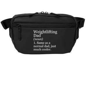 Weightlifting Dad Definition Funny Sarcastic Workout Gym Gift Crossbody Pack