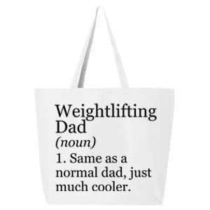 Weightlifting Dad Definition Funny Sarcastic Workout Gym Gift 25L Jumbo Tote