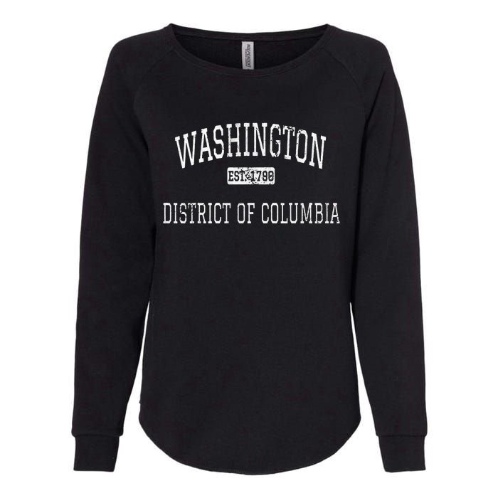 Washington Dc Dc Vintage Womens California Wash Sweatshirt