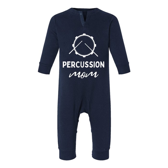 Womens Drumline Drums Drummer Marching Band Percussion Mom Infant Fleece One Piece