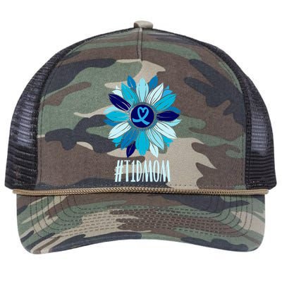 World Diabetes Day Type 1 Diabetes Sunflower T1d Mom Wife Great Gift Retro Rope Trucker Hat Cap