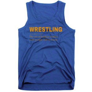 Wrestling Definition Design For Wrestler Fans Wrestle Tank Top