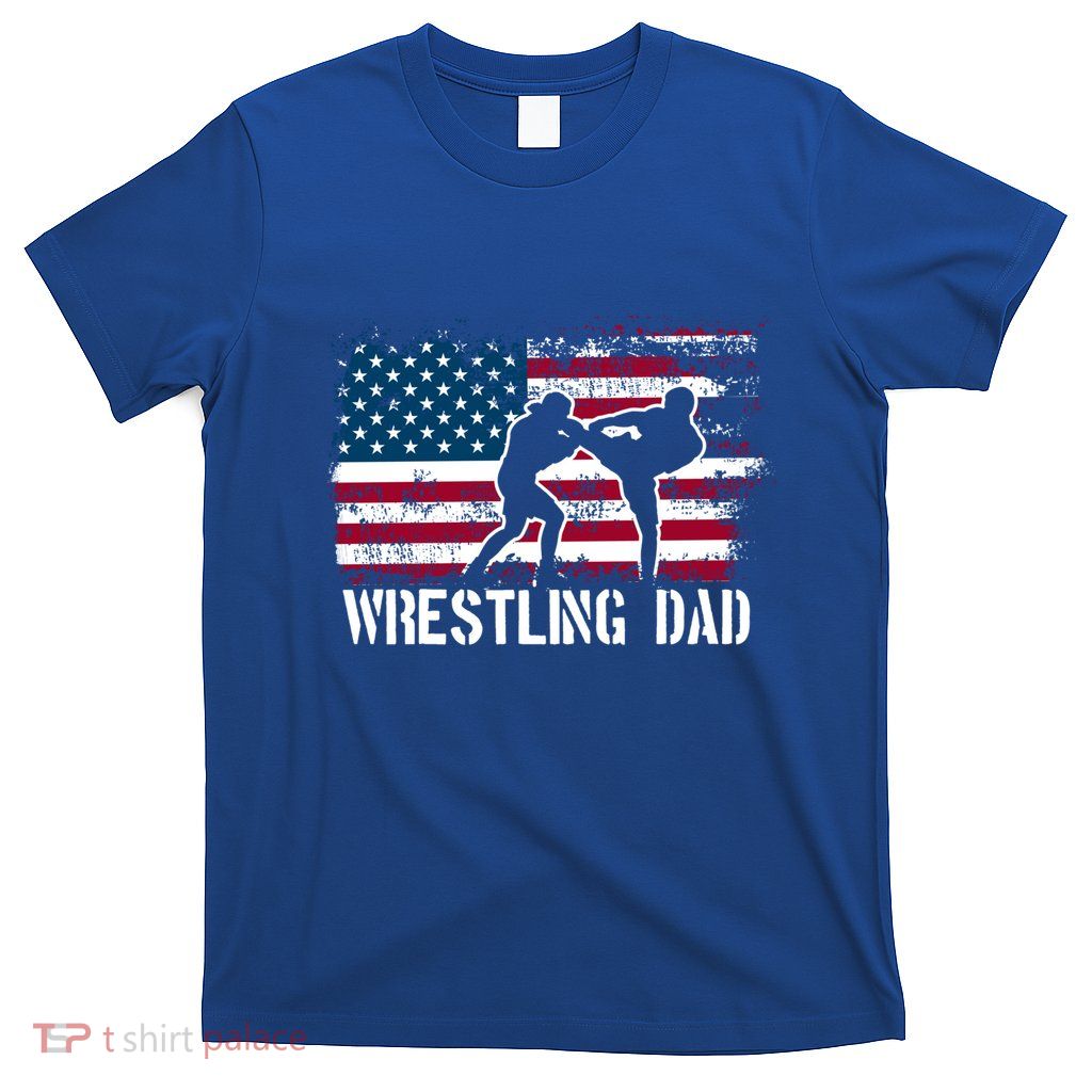 Wrestling Dad Distressed Cool Gift Father Wrestling Cool Gift Cool Gift T-Shirt