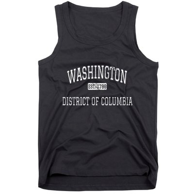 Washington Dc Dc Vintage Tank Top