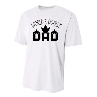 World's Dopest Dad Funny Quotes For Dad Performance Sprint T-Shirt