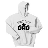 World's Dopest Dad Funny Quotes For Dad Kids Hoodie