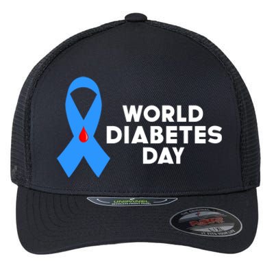 World Diabetes Day Cool Gift Diabetes Cool Gift Diabetes Awareness Gift Flexfit Unipanel Trucker Cap