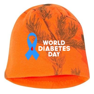 World Diabetes Day Cool Gift Diabetes Cool Gift Diabetes Awareness Gift Kati - Camo Knit Beanie