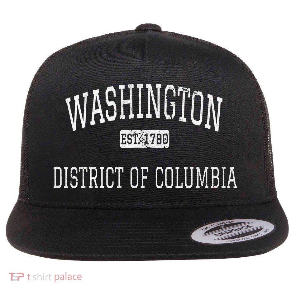 Washington DC DC Vintage Flatbill Hat