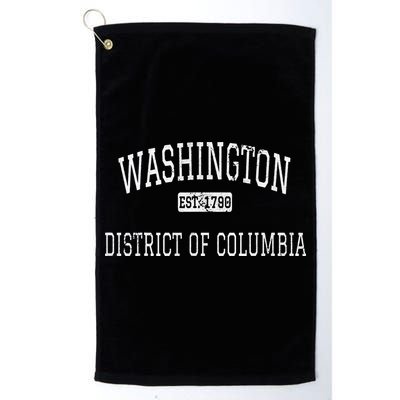 Washington DC DC Vintage Golf Towel