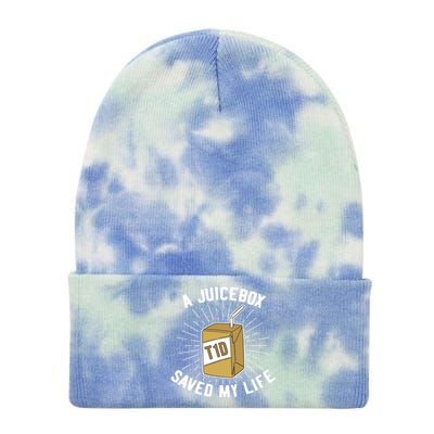 World Diabetes Day Pancreas Diabetic Gift Juice Box Gift Tie Dye 12in Knit Beanie