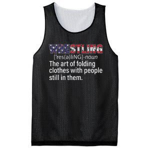 Wrestling Definition Design For Wrestler Fans Wrestle Foldin Mesh Reversible Basketball Jersey Tank