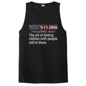 Wrestling Definition Design For Wrestler Fans Wrestle Foldin PosiCharge Competitor Tank