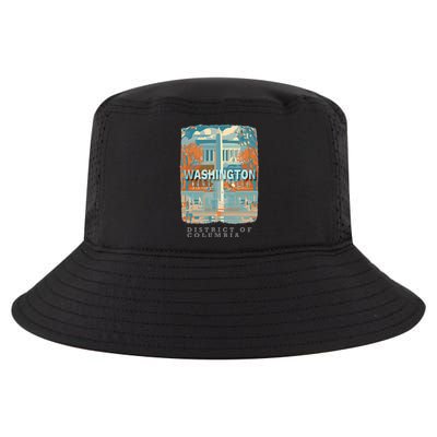 Washington Dc Dc Monumental Majesty Sd741 Cool Comfort Performance Bucket Hat