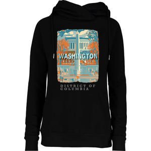 Washington Dc Dc Monumental Majesty Sd741 Womens Funnel Neck Pullover Hood