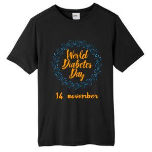 World Diabetes Day Gift Tall Fusion ChromaSoft Performance T-Shirt