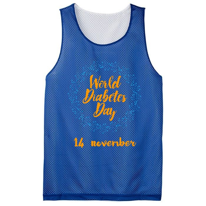 World Diabetes Day Gift Mesh Reversible Basketball Jersey Tank