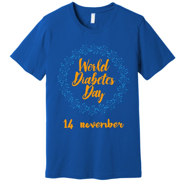 World Diabetes Day Gift Premium T-Shirt