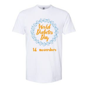 World Diabetes Day Gift Softstyle CVC T-Shirt