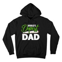 World's Dopest Dad Cannabis Marijuana Weed Funny Fathers Day Hoodie