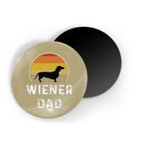 Wiener Dog Dad Gift Retro Vintage Dachshund Weenie Puppy Magnet