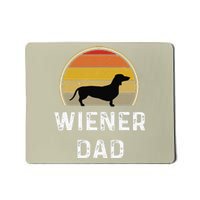 Wiener Dog Dad Gift Retro Vintage Dachshund Weenie Puppy Mousepad