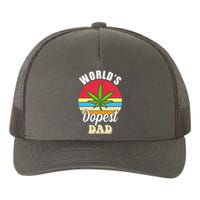 World's Dopest Dad Funny Marijuana Retro Yupoong Adult 5-Panel Trucker Hat