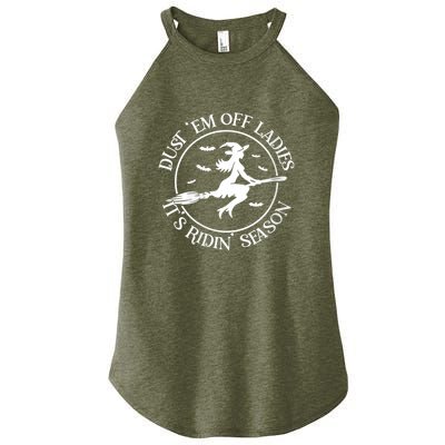 Womens Dust 'Em Off Ladies It's Ridin' Season Women's Perfect Tri Rocker Tank