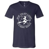 Womens Dust 'Em Off Ladies It's Ridin' Season V-Neck T-Shirt