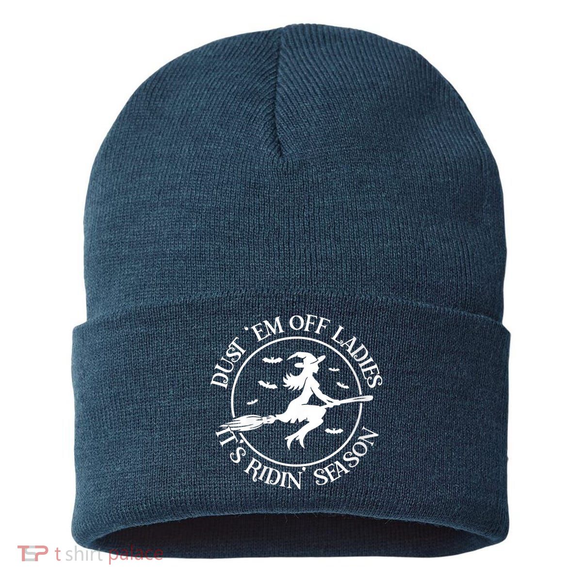 Womens Dust 'Em Off Ladies It's Ridin' Season Sustainable Knit Beanie