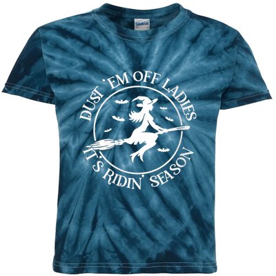 Womens Dust 'Em Off Ladies It's Ridin' Season Kids Tie-Dye T-Shirt