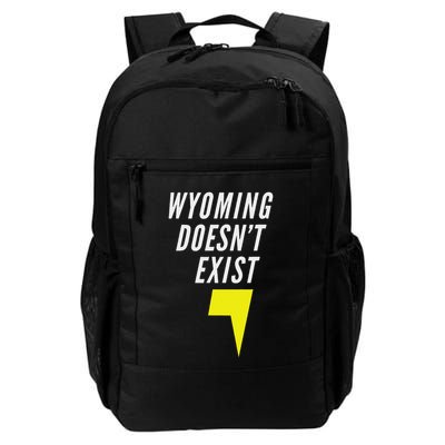 Wyoming DoesnT Exist Government Conspiracy Theory Daily Commute Backpack
