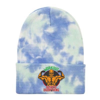 Workout Despite Everything Tie Dye 12in Knit Beanie