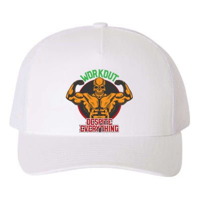 Workout Despite Everything Yupoong Adult 5-Panel Trucker Hat